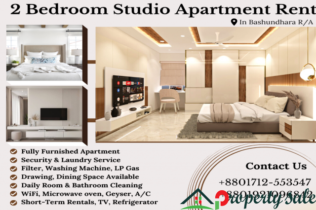 Furnished Short Term 02 Room Flats Flat rentals in Dhaka