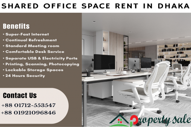 Fully Furnished Shared Office Space Rent In Dhaka