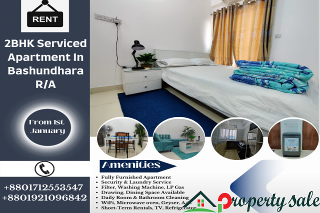 Furnished Short Term 02 Room Flats Flat rentals in Dhaka