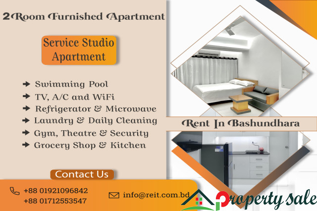 Furnished 2 Room Serviced Flat Rent In Dhaka, Bangladesh