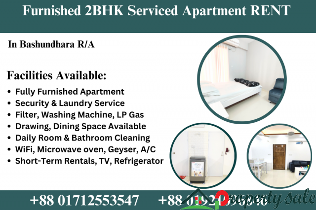 Luxurious Two Bed Room Apartment Rent In Bashundhara R/A