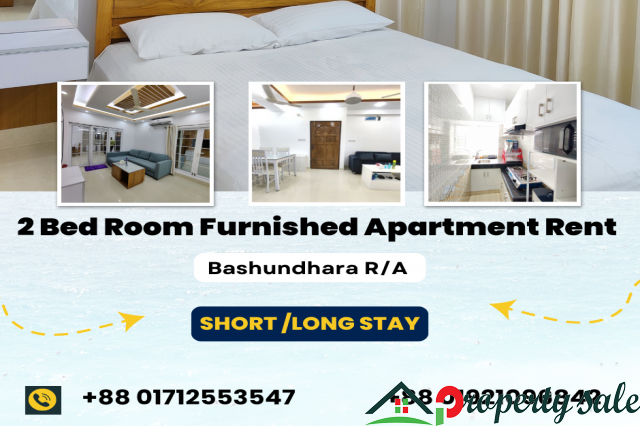 Rent Furnished 2 Bed Room Apartments In Bashundhara R/A