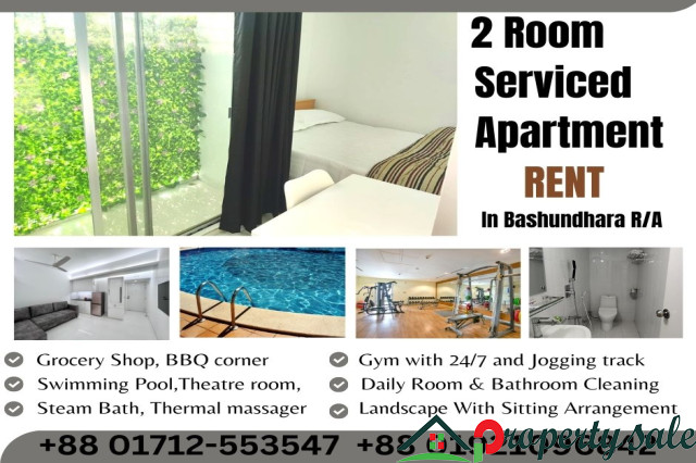 Two Room Furnished Serviced Apartment RENT