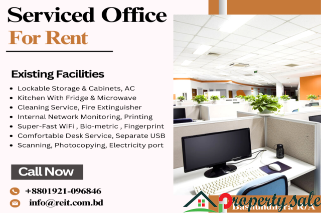 Furnished Serviced Office Space Rent In Bashundhara R/A