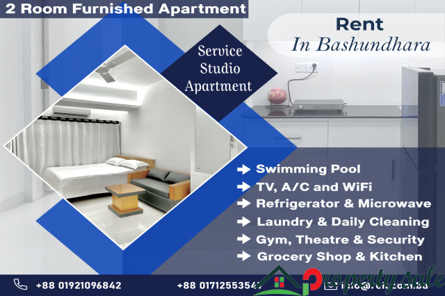 To-Let for One Room Studio Serviced Apartment in Dhaka