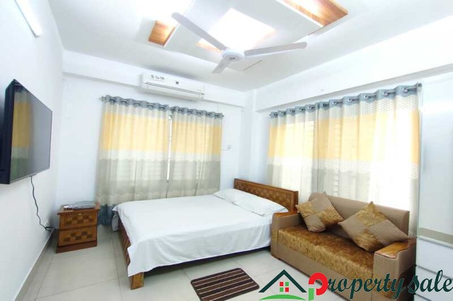 Furnished 1Bedroom Studio Apartment for Rent in Bashundhara R/A