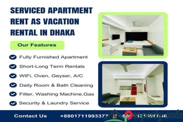 Comfort 2-Room Studio Apartment Rent in Bashundhara R/A