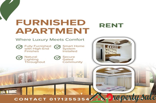 Furnished 1/2/3/4 Bedroom Apartment Rent in Bashundhara R/A