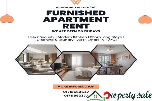 C Furnished 1/2/3/4 Bedroom Apartment Rent in Bashundhara R/A