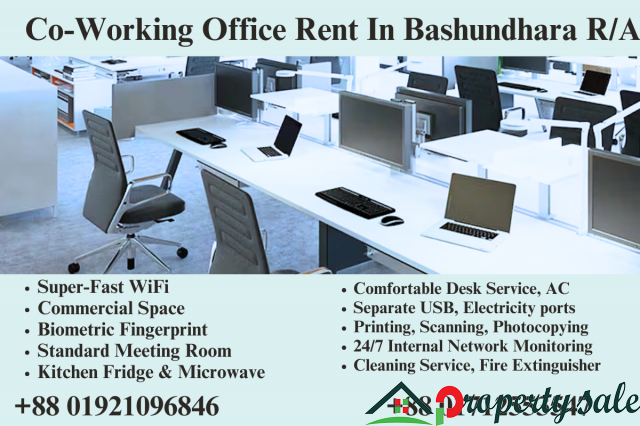 Co-Working Office Space For Rent In Bashundhara R/A